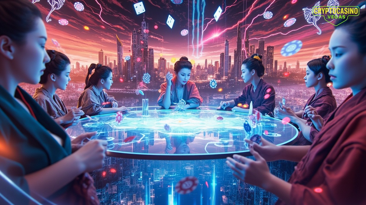 Crypto Samurai: Neon Shogun Casino - AI Generated Crypto Casino NFT Art
