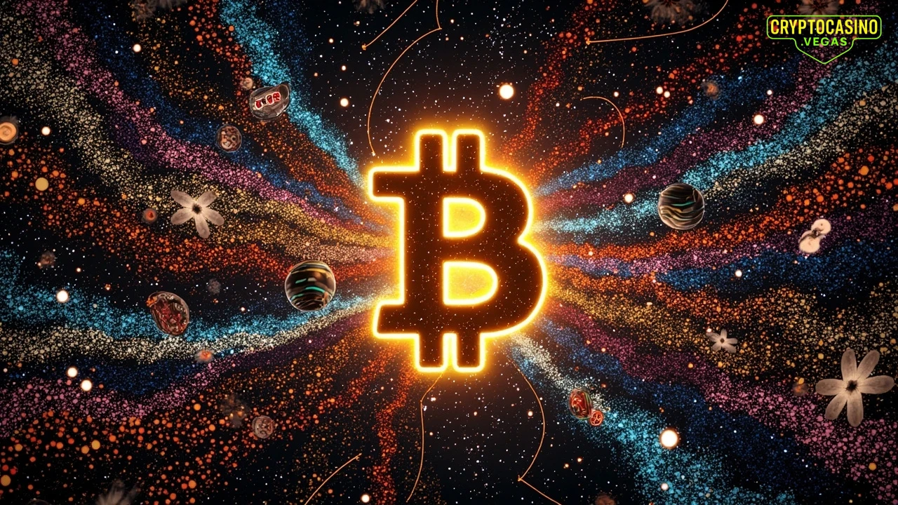 Galactic Gamble: Cryptocurrency Dreamtime - AI Generated Crypto Casino NFT Art