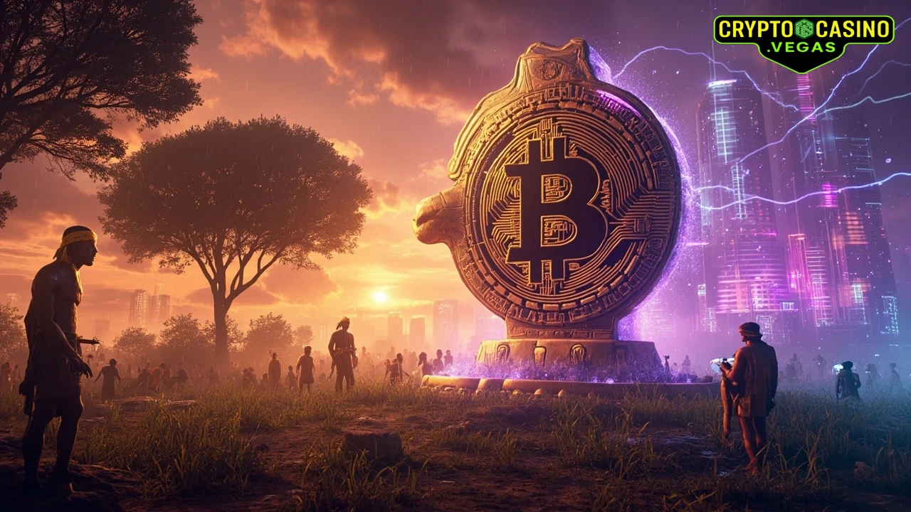 Harmonious Paradox of Cryptocurrency - AI Generated Crypto Casino NFT Art