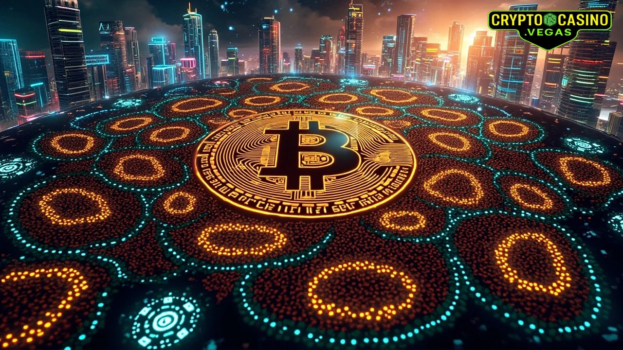 Lavish Luck: Blockchain Legacy - AI Generated Crypto Casino NFT Art
