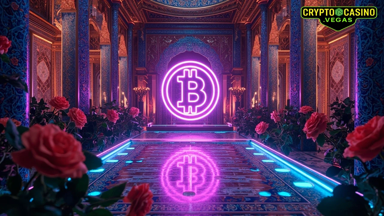 Neon Nostalgia: Crypto Casino - AI Generated Crypto Casino NFT Art