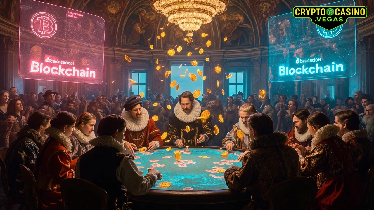 Renaissance Crypto Casino - AI Generated Crypto Casino NFT Art