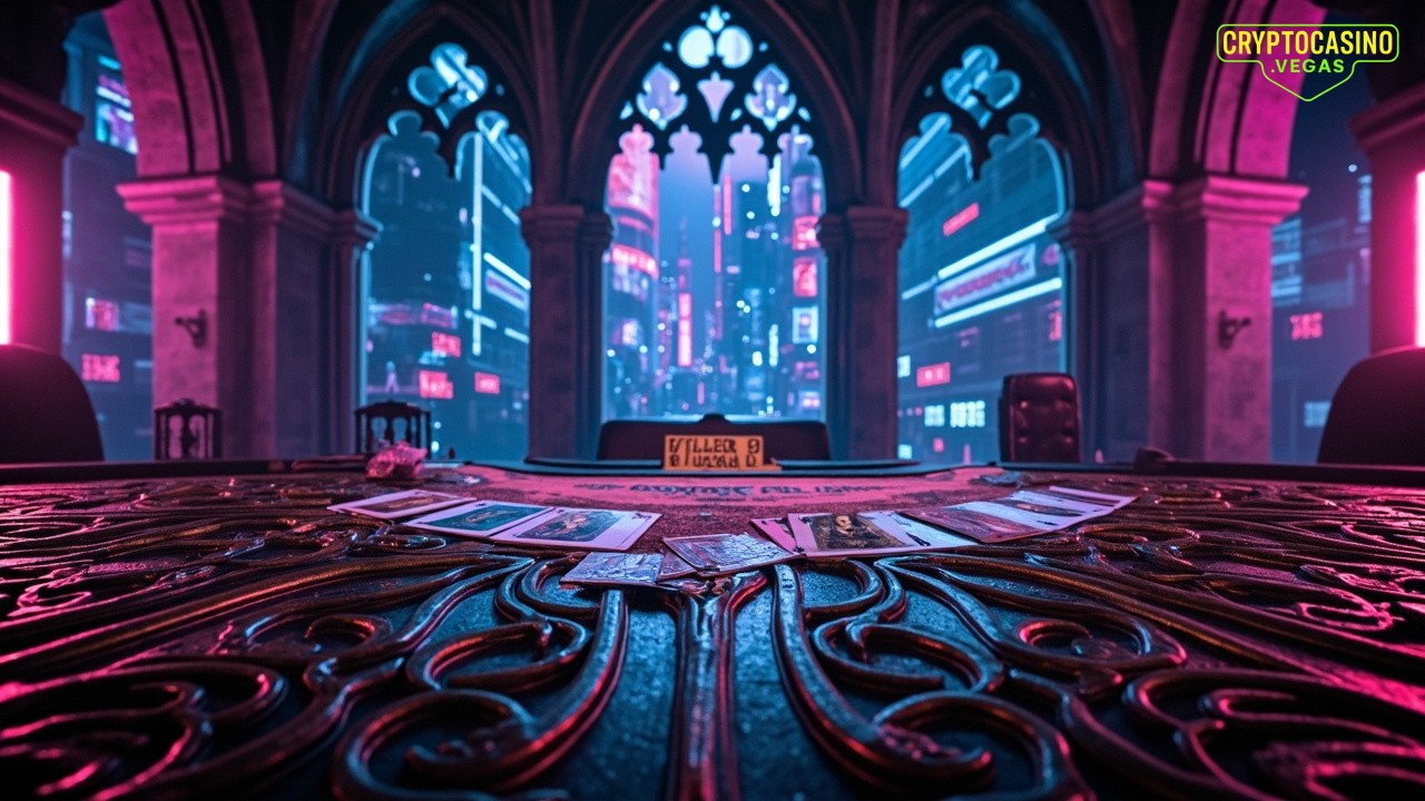 Cryptic Gamble: Gothic Blockchain