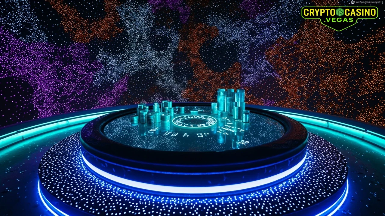 Neon Dreamtime Blackjack - AI Generated Crypto Casino NFT Art
