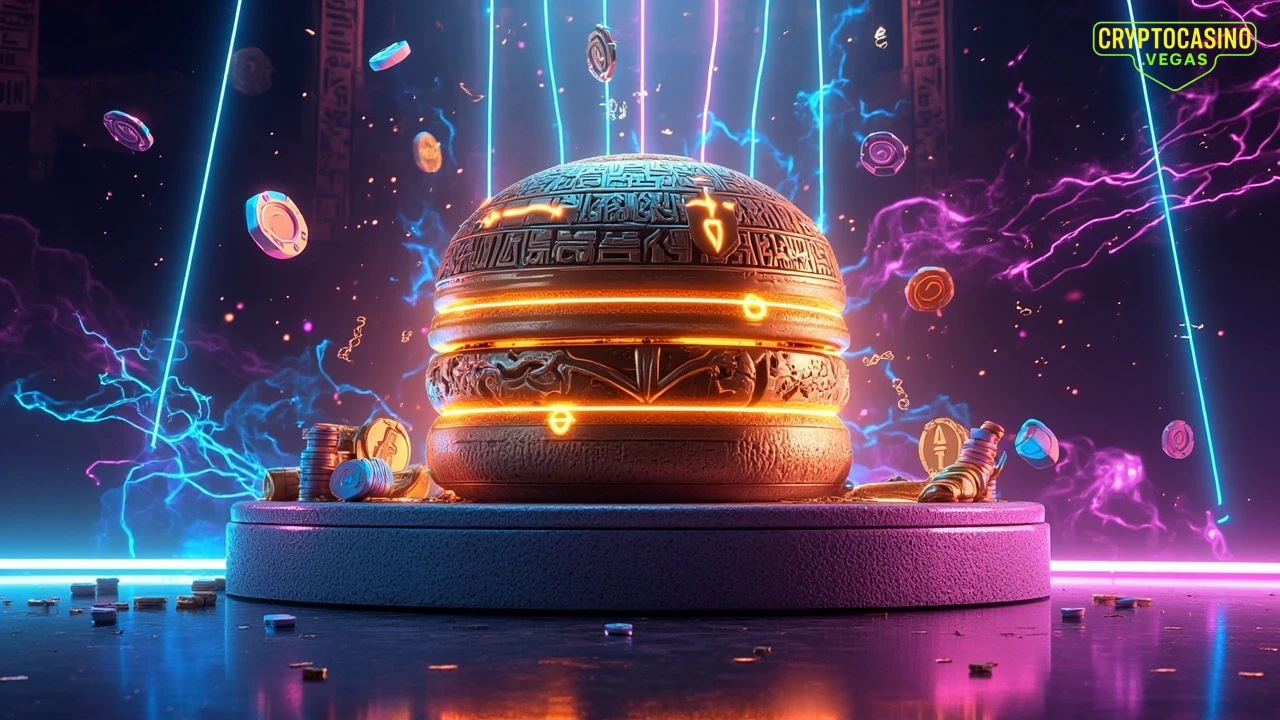 Hieroglyphic Neon Blockchain