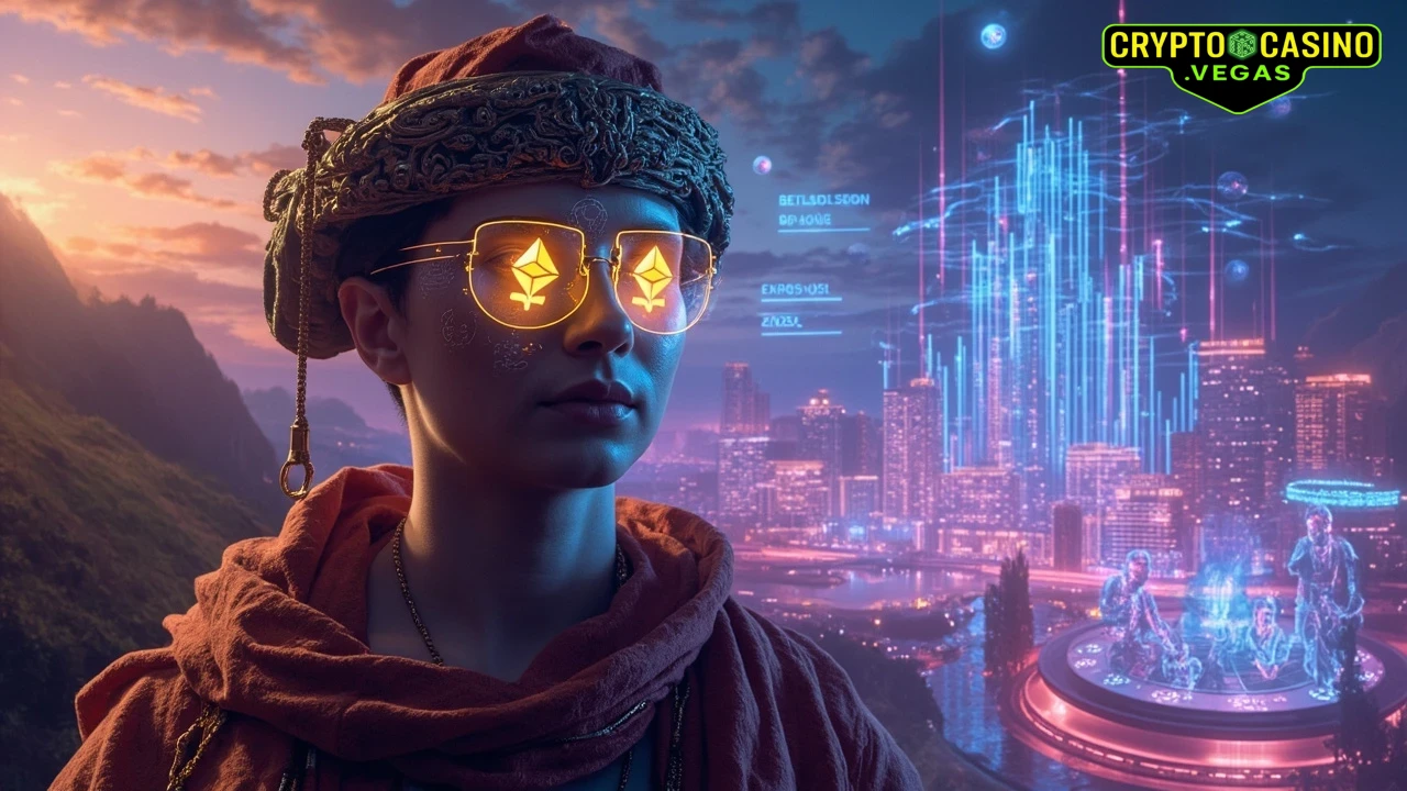 Neon Renaissance: Cryptocurrency Forecast - AI Generated Crypto Casino NFT Art