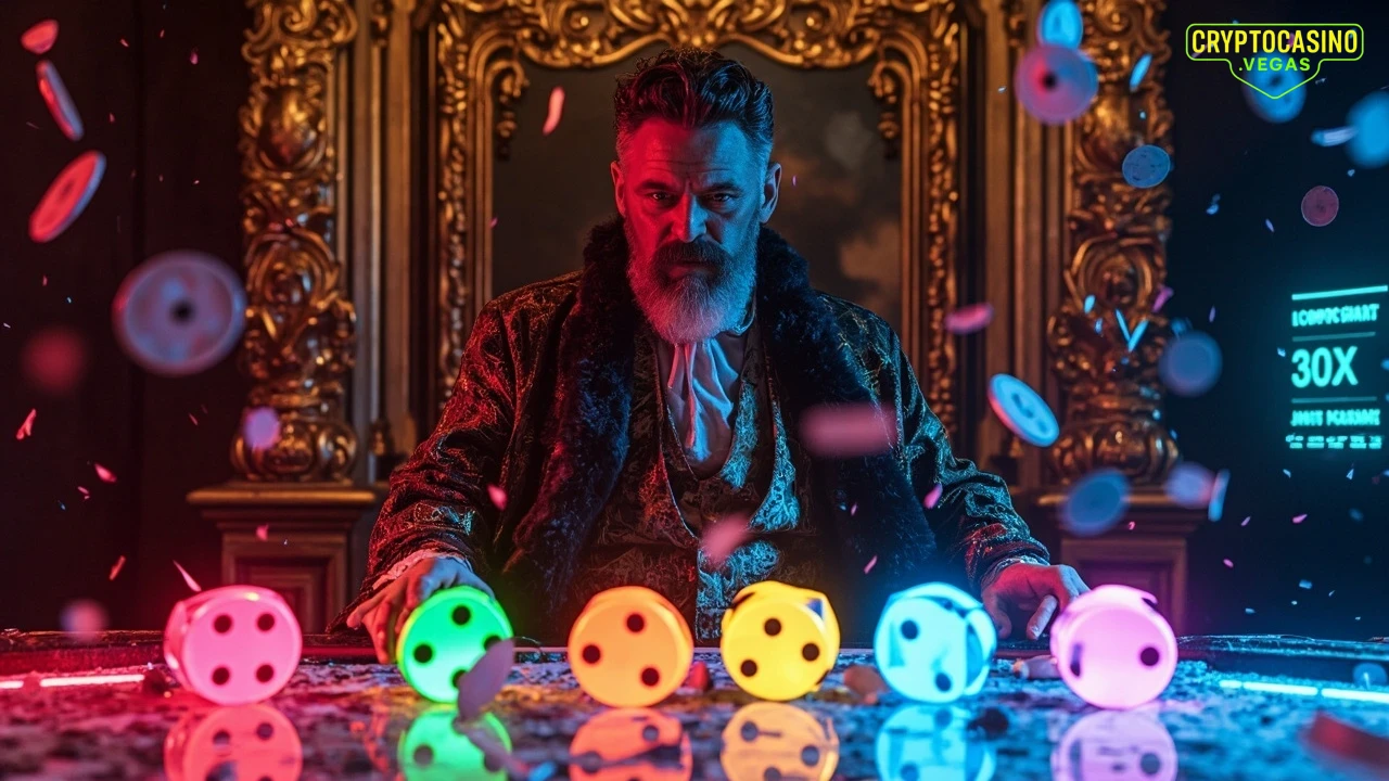 Baroque Blockchain Bluff - AI Generated Crypto Casino NFT Art