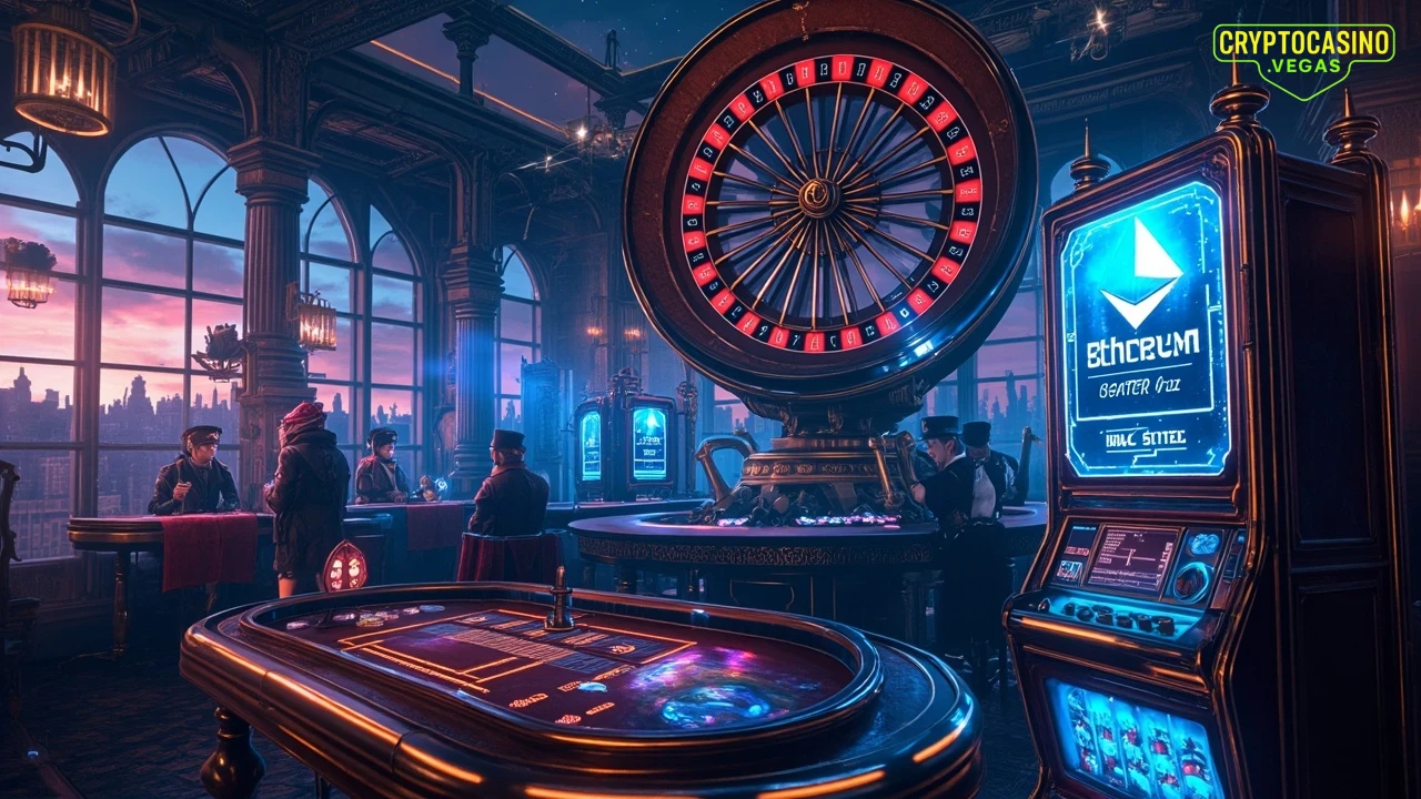 Ethereum Elegy in Neon Steampunk