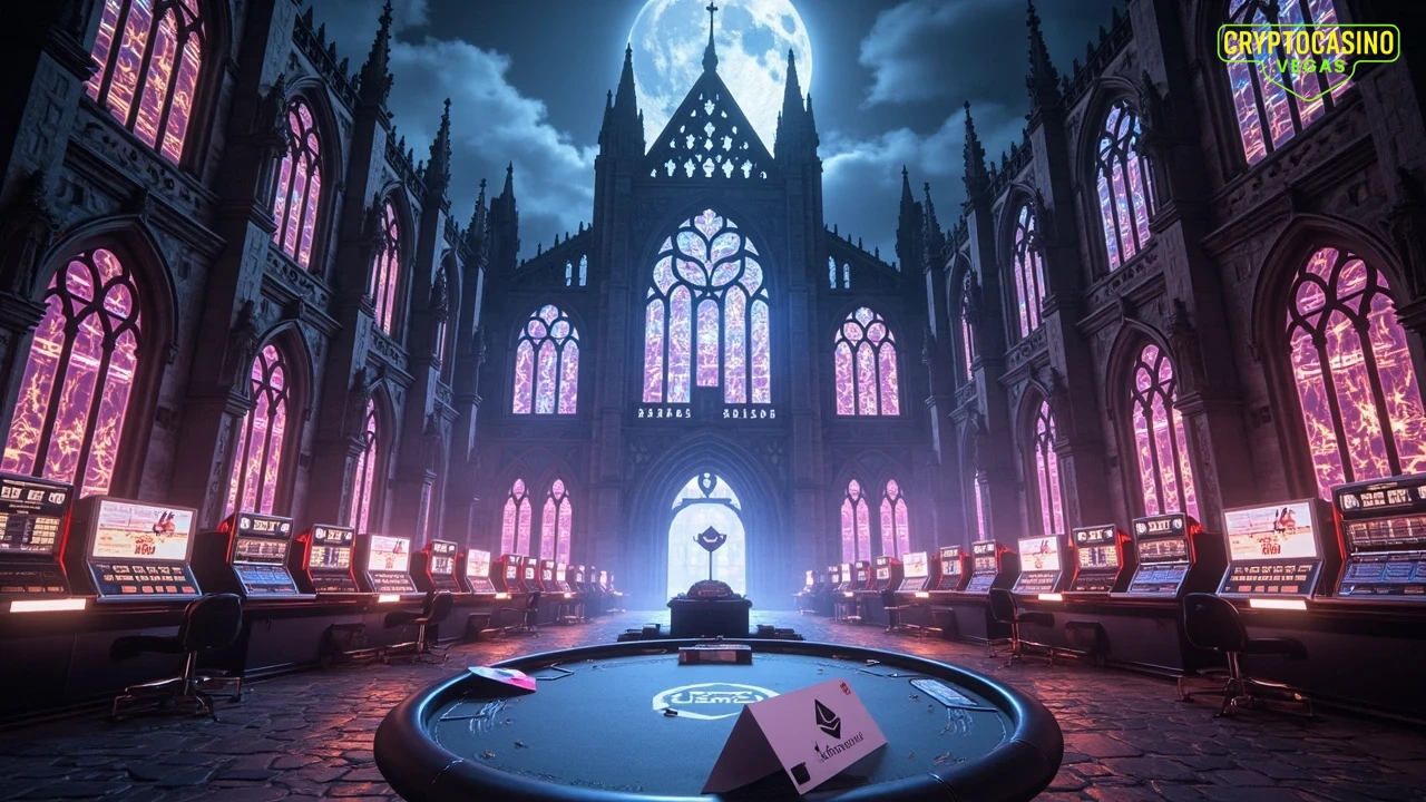 Gothic Gamble: Neon Blockchain