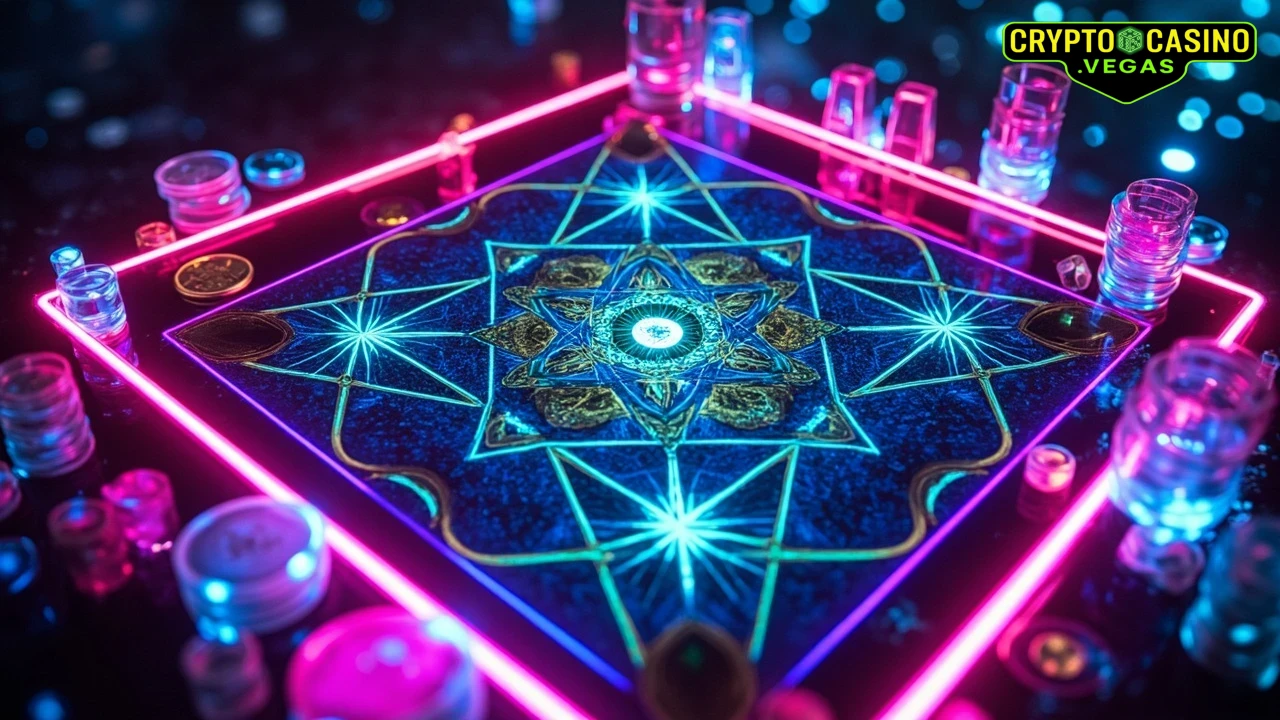 Cyber Mosaic: Neon Casino Cryptography