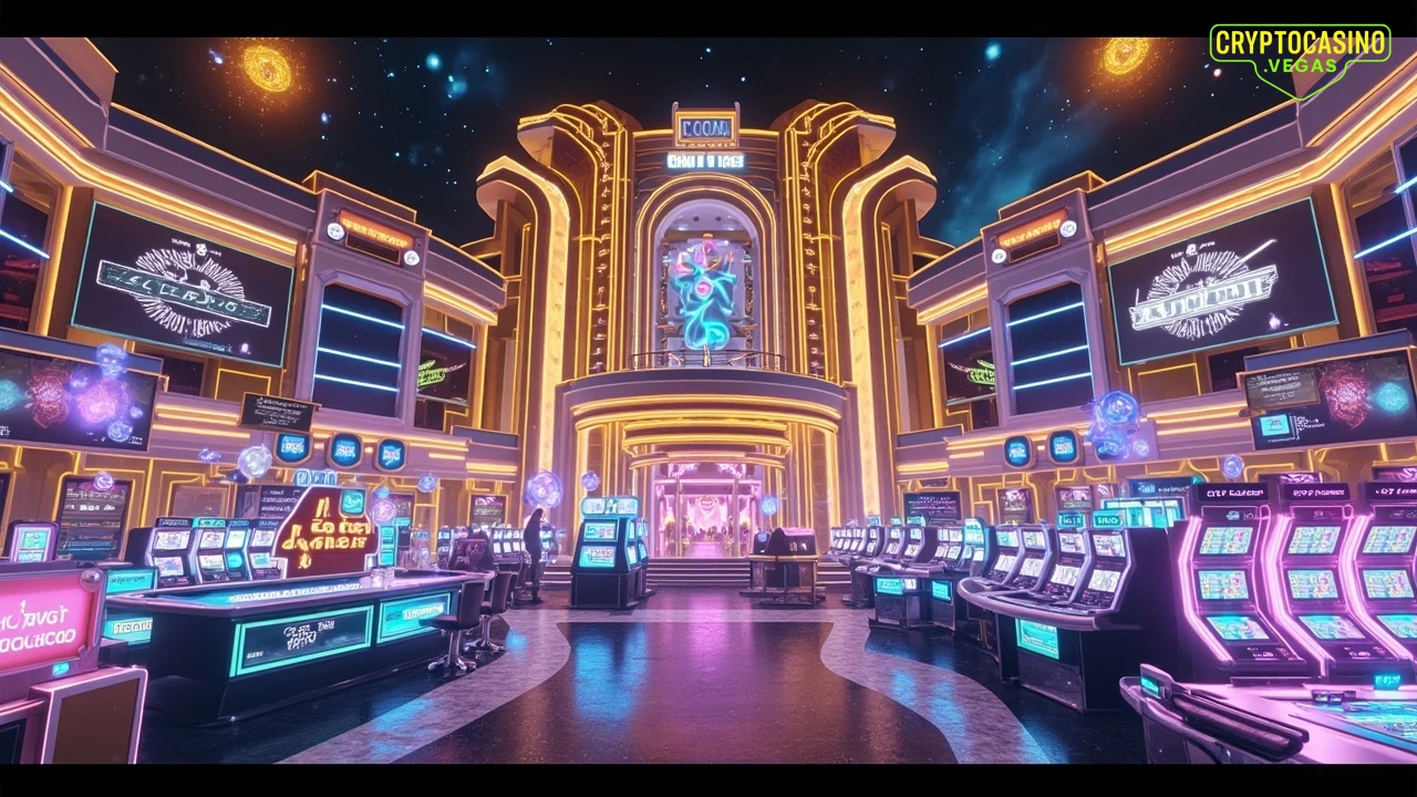 Deco-Cyber Casino of Future