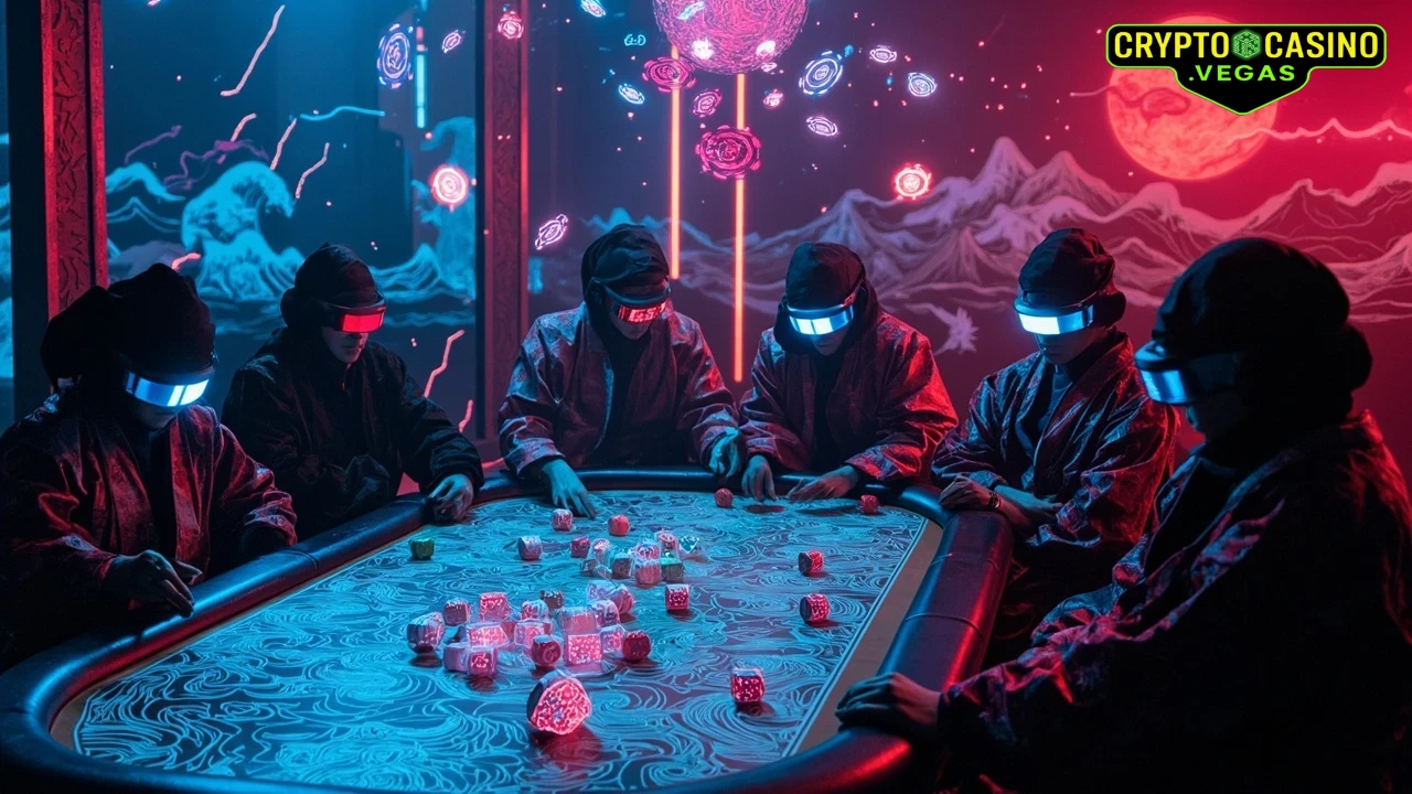 Neon Ukiyo-e: Blockchain Gamble
