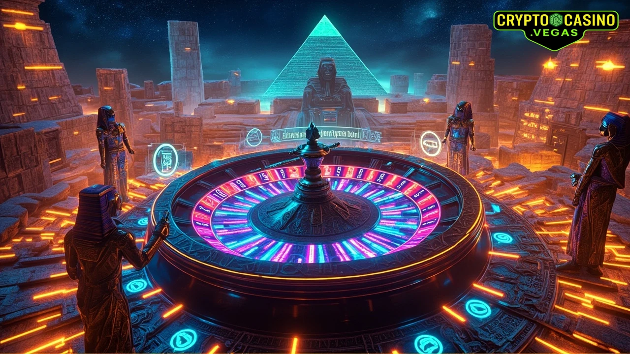 Pharaoh's Neon Crypto Casino