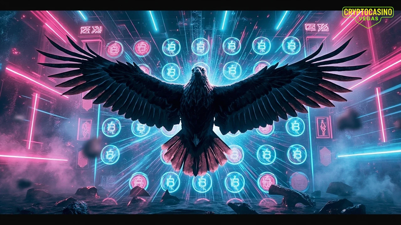 Crypto Hawk: Neon Calligraphy Casino