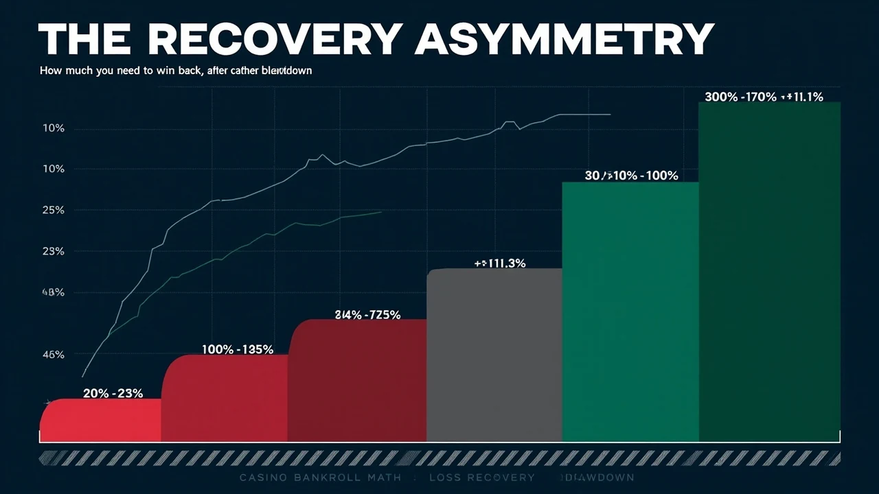 Why A 50 Percent Casino Loss Needs A 100 Percent Win To Recover