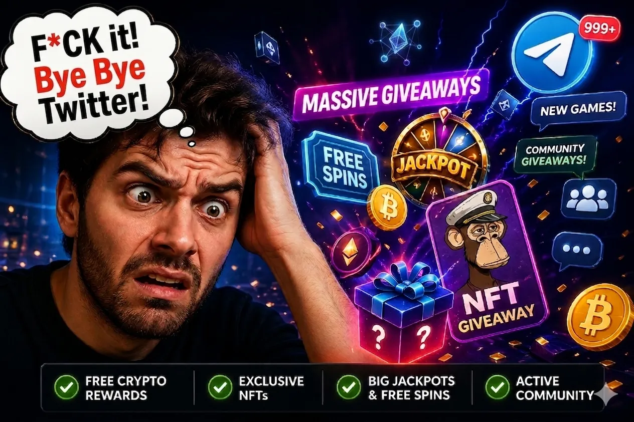 Warum wir Twitter gekillt haben und voll auf Telegram setzen | CryptoCasino.Vegas